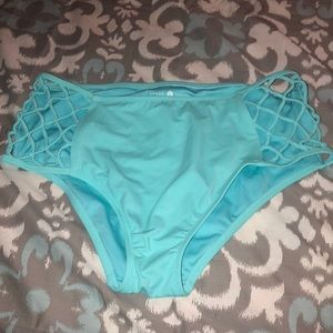 High waisted bikini bottoms